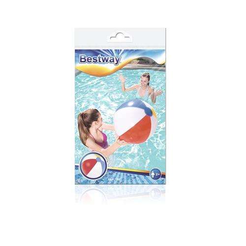 Bestway felfújható strandlabda színes csíkokkal, strandra vagy akár uszodában is – 51cm (BB-9855) (3)