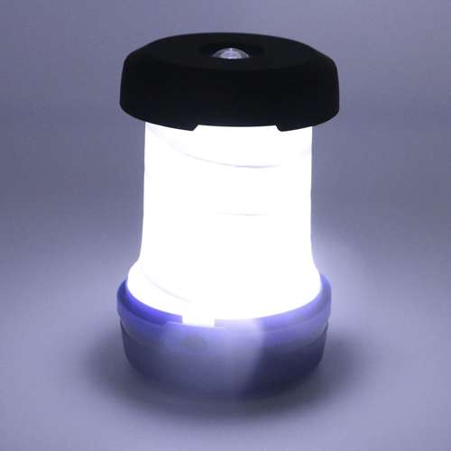 Energiatakarékos – összecsukható LED kemping- és turista lámpa akasztóval – 3 féle színerősség (6)