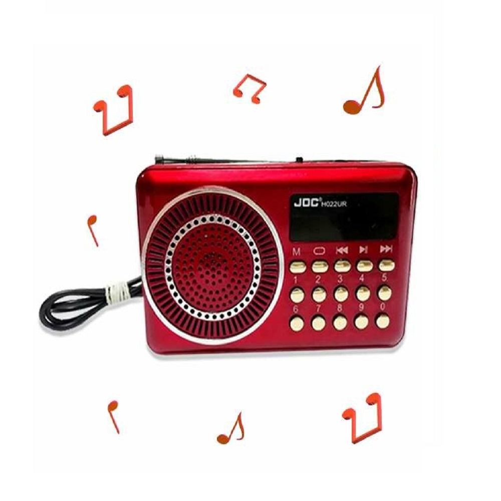 Klasszikus mini hordozható JOC FM rádió és zenelejátszó – USB+SD kártya bemenettel (BBL)