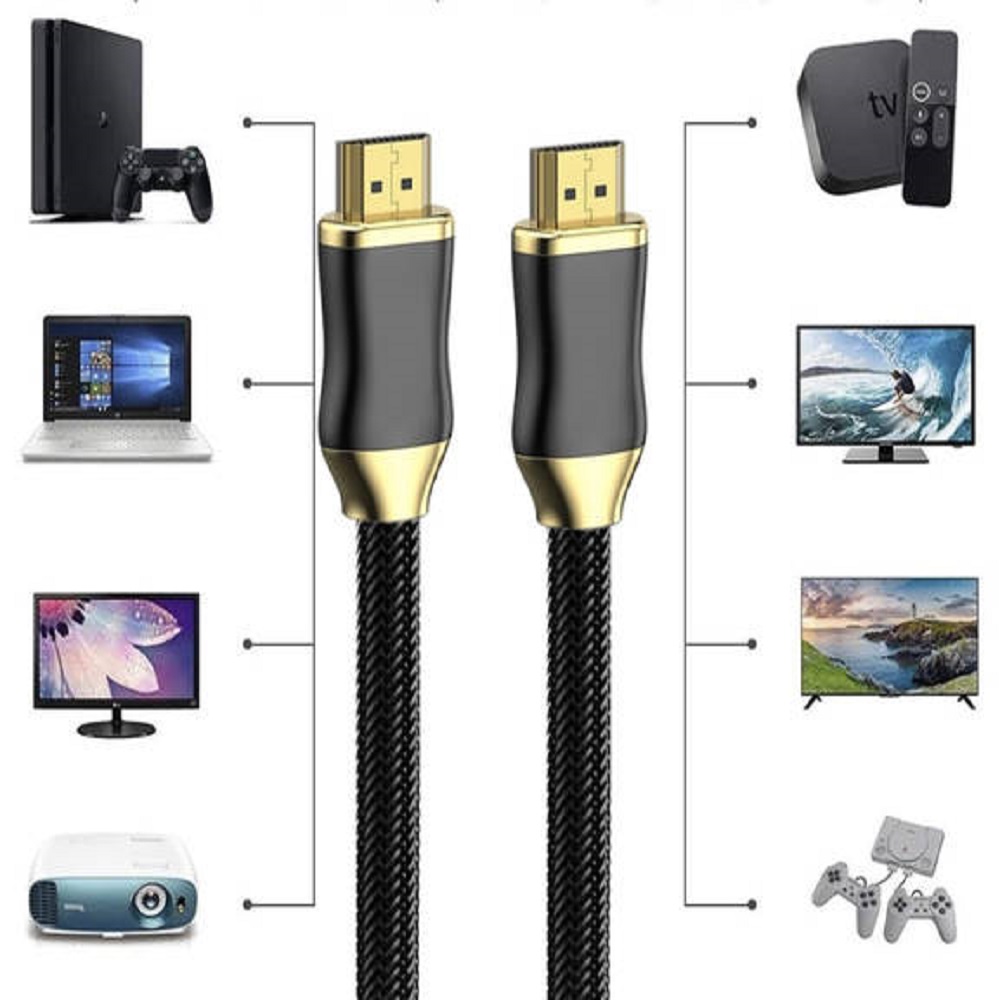 8K HDMI 2.0 IZOXIS kábel PVC bevonattal – 3 méter (BB-19922) (7)