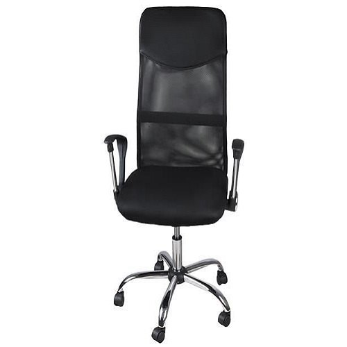 Ergonomikus irodai szék magasított háttámlával és állítható magassággal – fekete (BB-2727) (4)