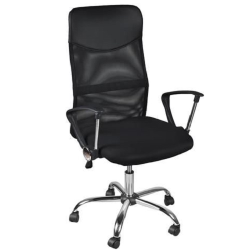 Ergonomikus irodai szék magasított háttámlával és állítható magassággal – fekete (BB-2727) (5)