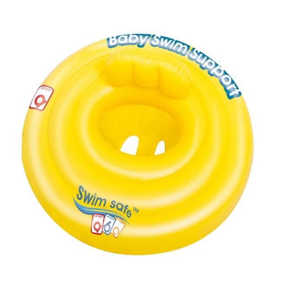 Bestway beleülős úszógumi babáknak – 69 cm, sárga (BB-3527) (2)