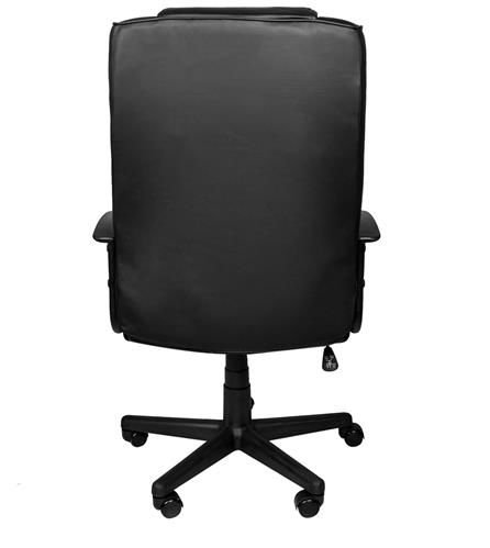 Ergonomikus öko bőrből készült irodai szék – fejtámlával, állítható magassággal – fekete (BB-8982) (4)