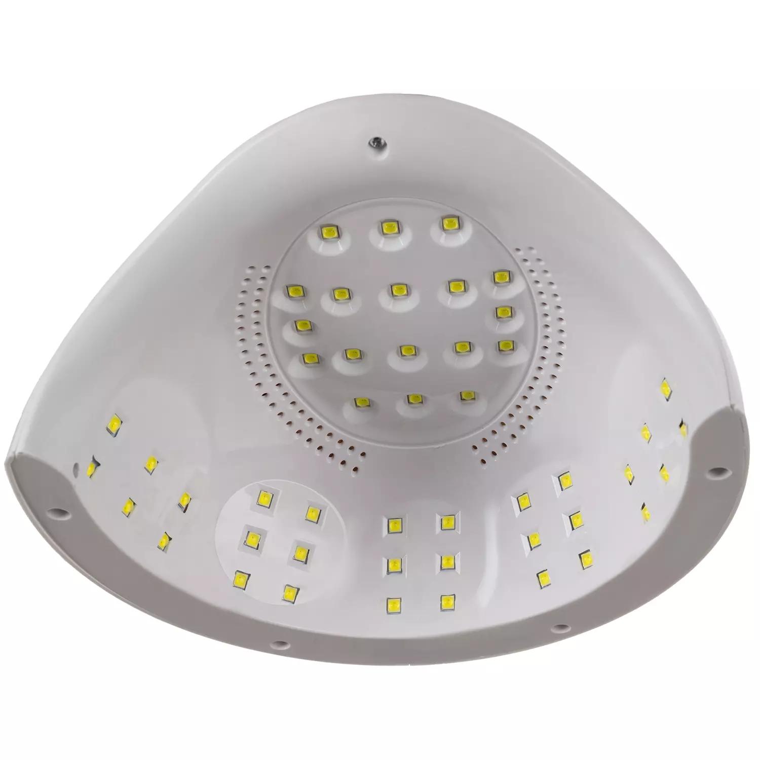 Digitális kijelzős műkörmös LED UV lámpa érzékelővel, időzítővel, levehető talppal – 72 W (BB-21253) (11)