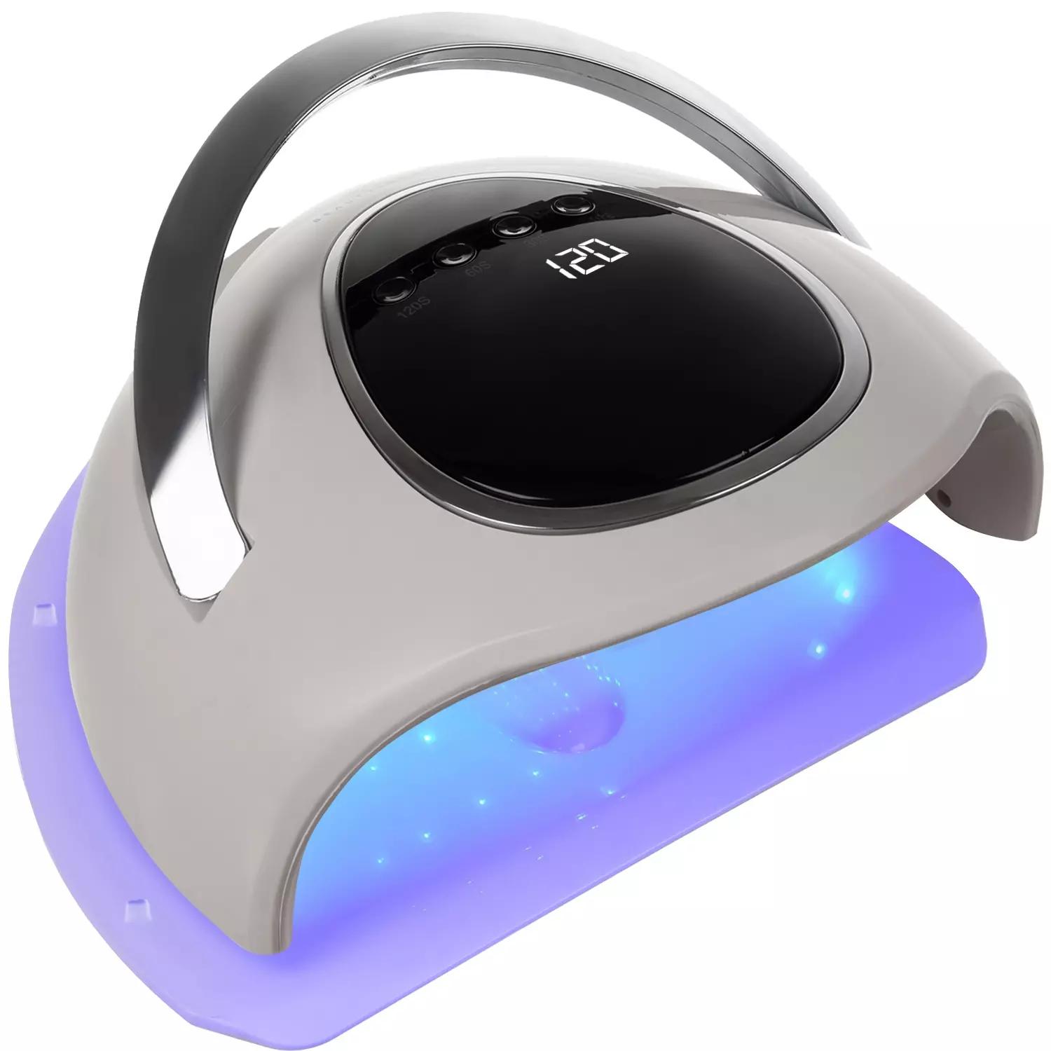 Digitális kijelzős műkörmös LED UV lámpa érzékelővel, időzítővel, levehető talppal – 72 W (BB-21253) (5)