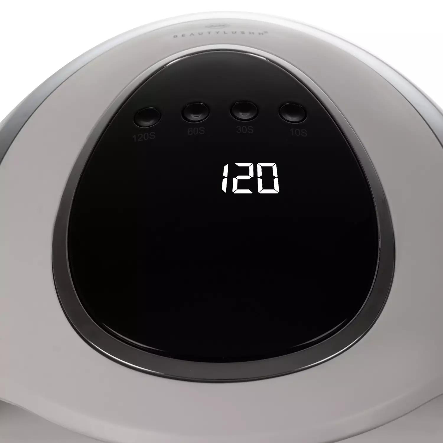 Digitális kijelzős műkörmös LED UV lámpa érzékelővel, időzítővel, levehető talppal – 72 W (BB-21253) (9)